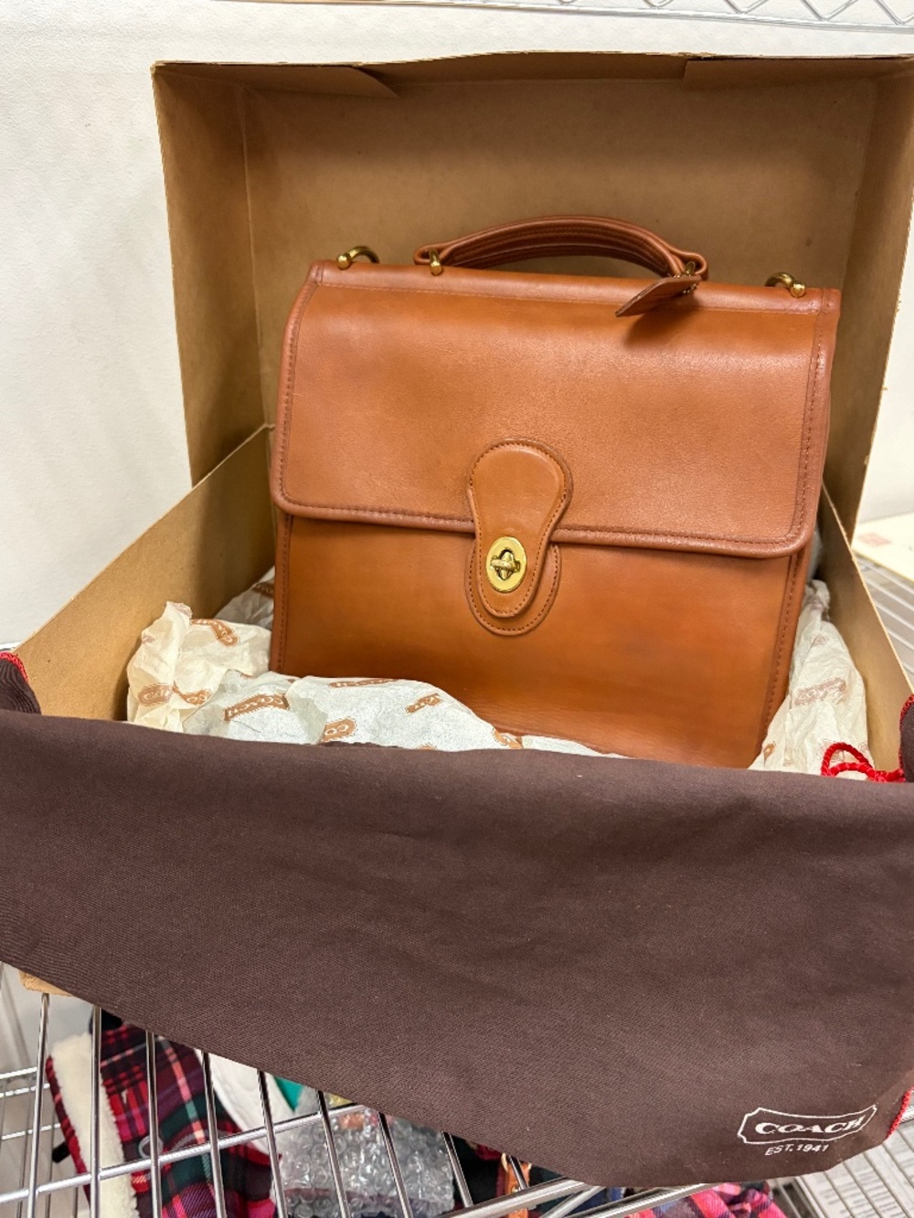 NOS (NEW OLD STOCK) DEADSTOCK VTG COACH WILLIS CROSSBODY 9927 USA MINT IN BOX